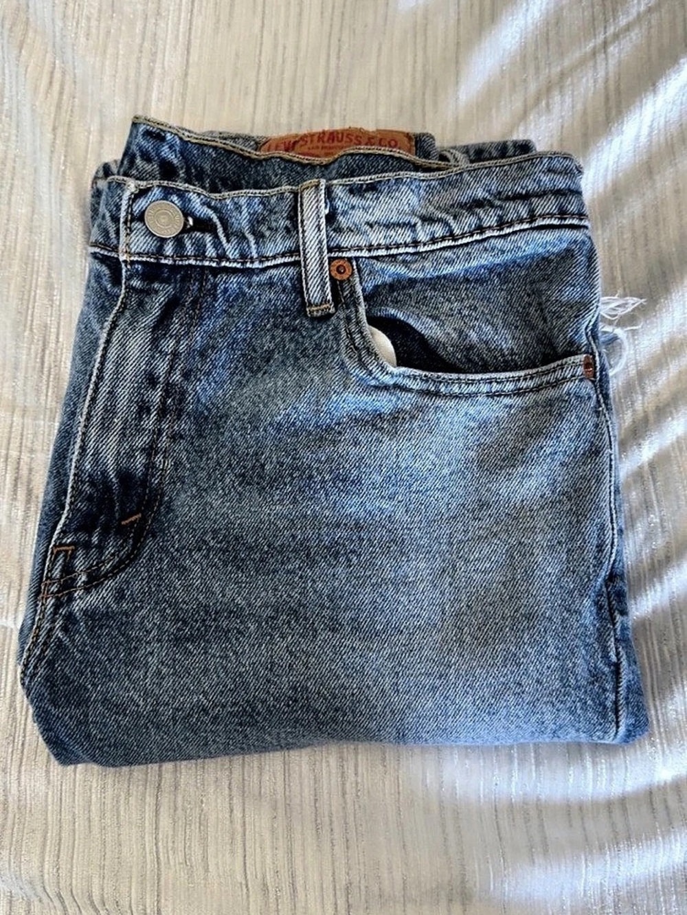 Levi's 511 Slim Fit Jeans Men's Distressed Jeans Waist 33